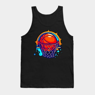 Basketball Slam Dunk Retro Tank Top